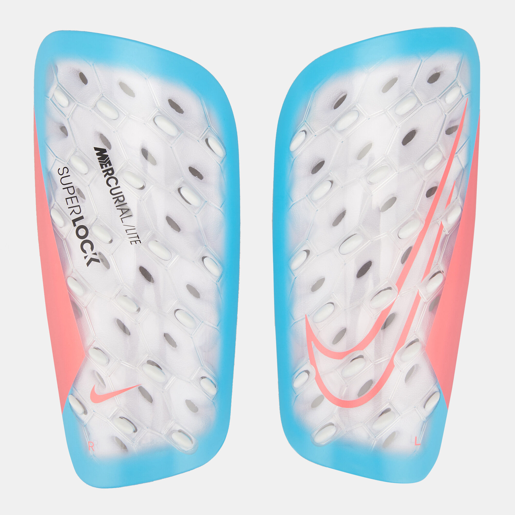 Mercurial Lite SuperLock Football Shinguards White Nike in KSA SSS