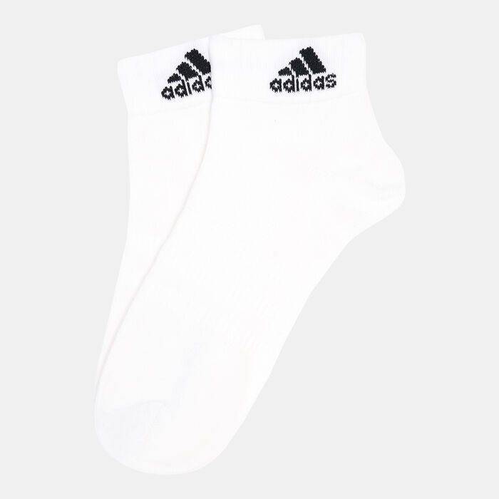 adidas Thin and Light Ankle Socks (3 Pack) White image number 0