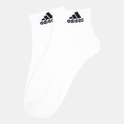 adidas Thin and Light Ankle Socks (3 Pack) White adidas Thin and Light Ankle Socks (3 Pack) White