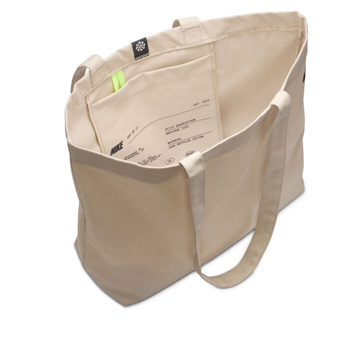 Nike Heritage 2.0 Tote Bag Beige Nike Heritage 2.0 Tote Bag Beige image number 3
