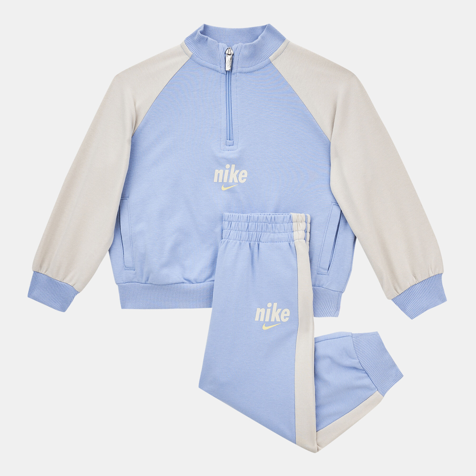 Nike junior half zip tracksuit on sale