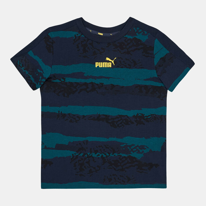 PUMA Kids' Alpha T-Shirt Blue PUMA Kids' Alpha T-Shirt Blue image number 0