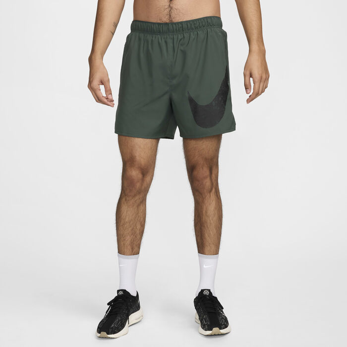 Nike Men's Challenger Swoosh Dri-FIT Running Shorts Green Nike Men's Challenger Swoosh Dri-FIT Running Shorts Green image number 0