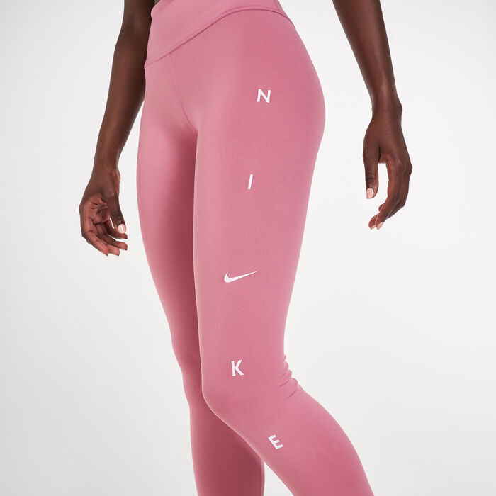 Nike Pro Femme High Rise 7/8 Leggings - Pink, Pink