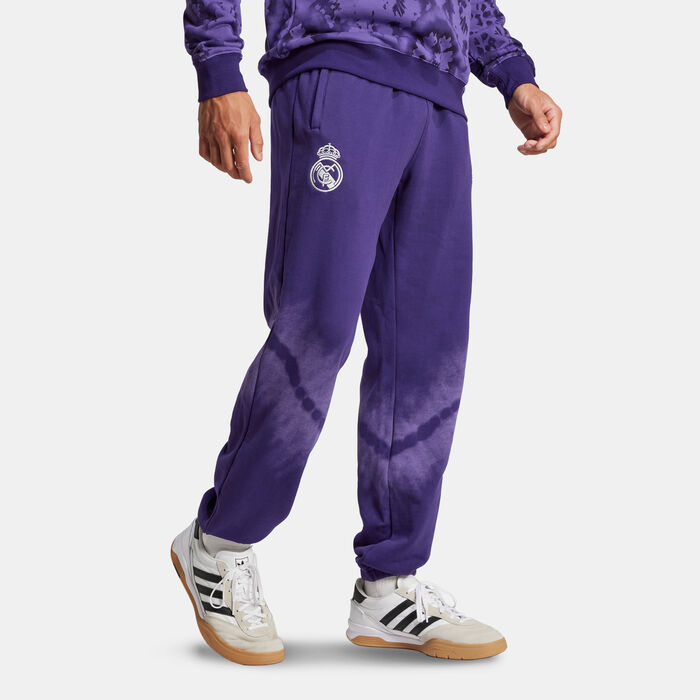 adidas Men's Real Madrid CNY Track Pants Purple adidas Men's Real Madrid CNY Track Pants Purple image number 0