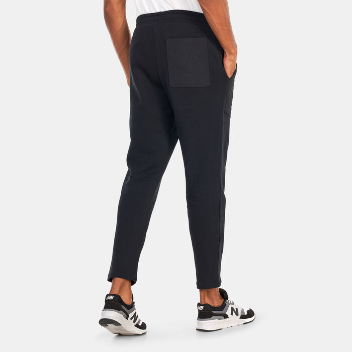 New Balance Men's Athletics Quilted Fleece Pants Black New Balance Men's Athletics Quilted Fleece Pants Black image number 1