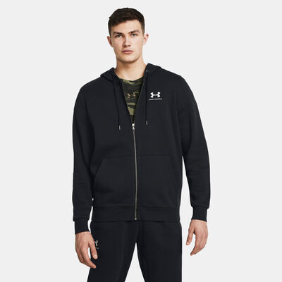 Under Armour Men's Icon Fleece Full-Zip Hoodie Black