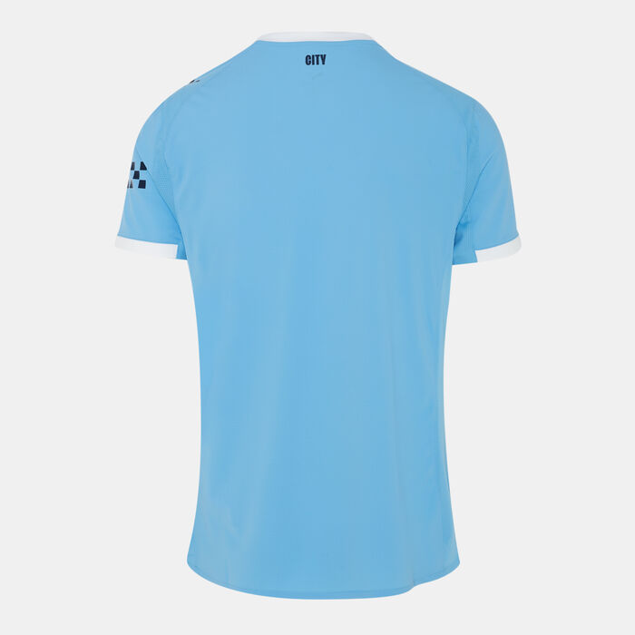 PUMA Men's Manchester City 25/26 Home Authentic Football Jersey Blue image number 3