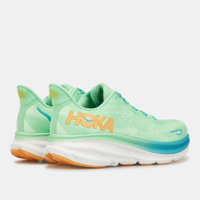 HOKA Men's Clifton 9 Running Shoe Green HOKA Men's Clifton 9 Running Shoe Green image number 3