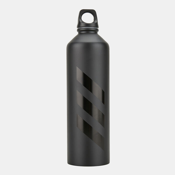 adidas Men's Steel Water Bottle Black adidas Men's Steel Water Bottle Black image number 1