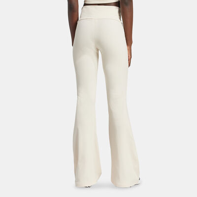 adidas Originals Women's Essentials Flared Leggings Beige