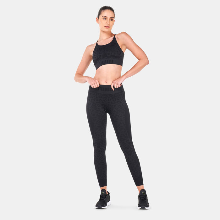 PUMA Women's FormKnit Seamless High-Waist 7/8 Leggings Black PUMA Women's FormKnit Seamless High-Waist 7/8 Leggings Black image number 2