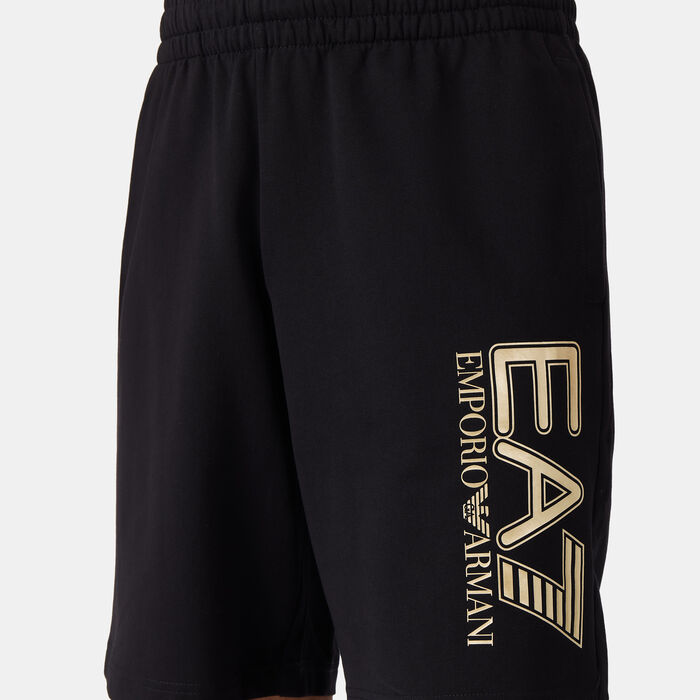 EA7 Emporio Armani Men's Train Logo Series Shorts Black image number 3