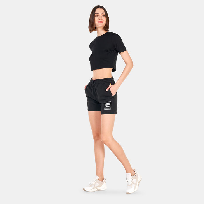 Timberland Women's Logo Pack Shorts Black Timberland Women's Logo Pack Shorts Black image number 2