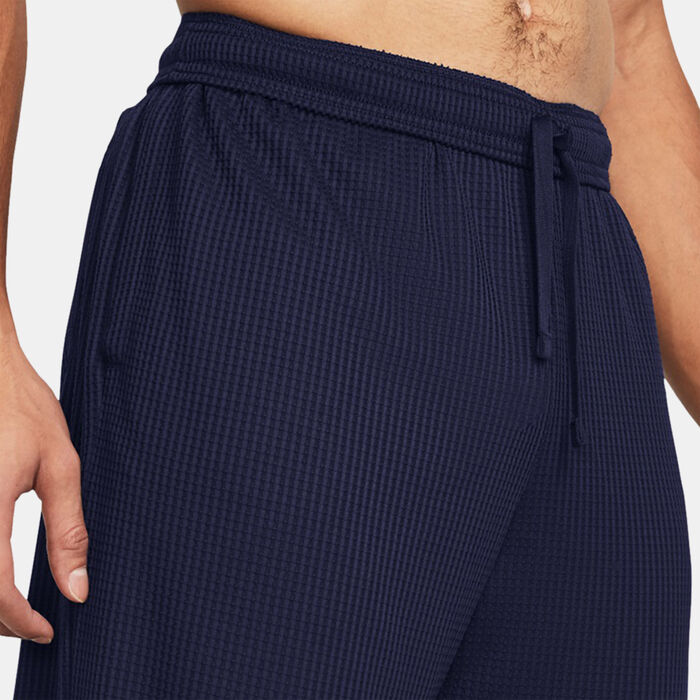 Under Armour Men's Rival Waffle Sweatpants Blue Under Armour Men's Rival Waffle Sweatpants Blue image number 3