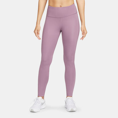 Nike Women's Epic Fast Mid-Rise Running Leggings Purple