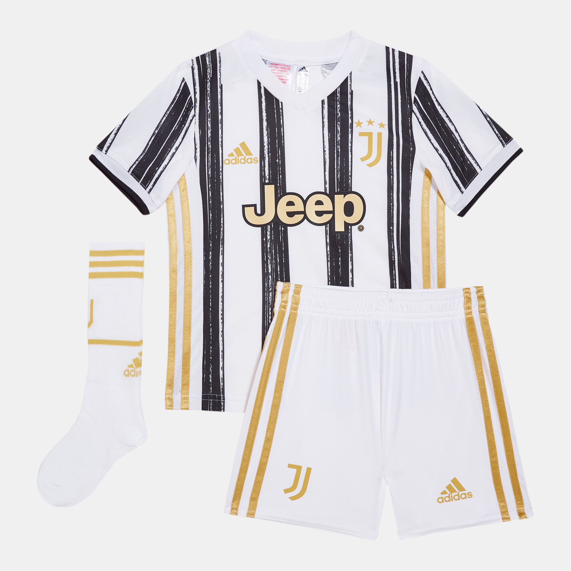 Kids juventus home kit 2025