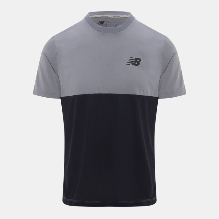 New Balance Men's RC Cotton Feel T-Shirt Grey New Balance Men's RC Cotton Feel T-Shirt Grey image number 0