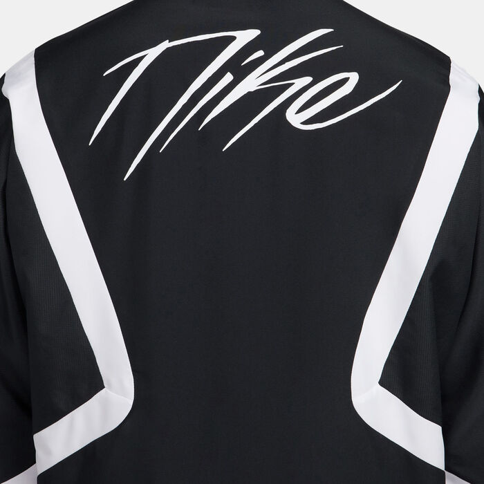 Nike Men's Icon Woven Basketball Jacket Black image number 5
