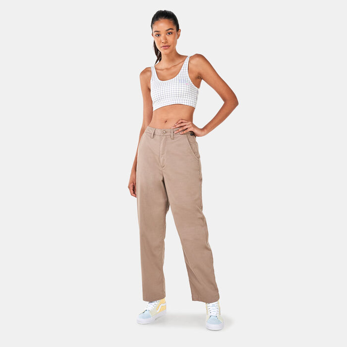 Vans Women's Mixed Up Gingham Bralette Purple Vans Women's Mixed Up Gingham Bralette Purple image number 2