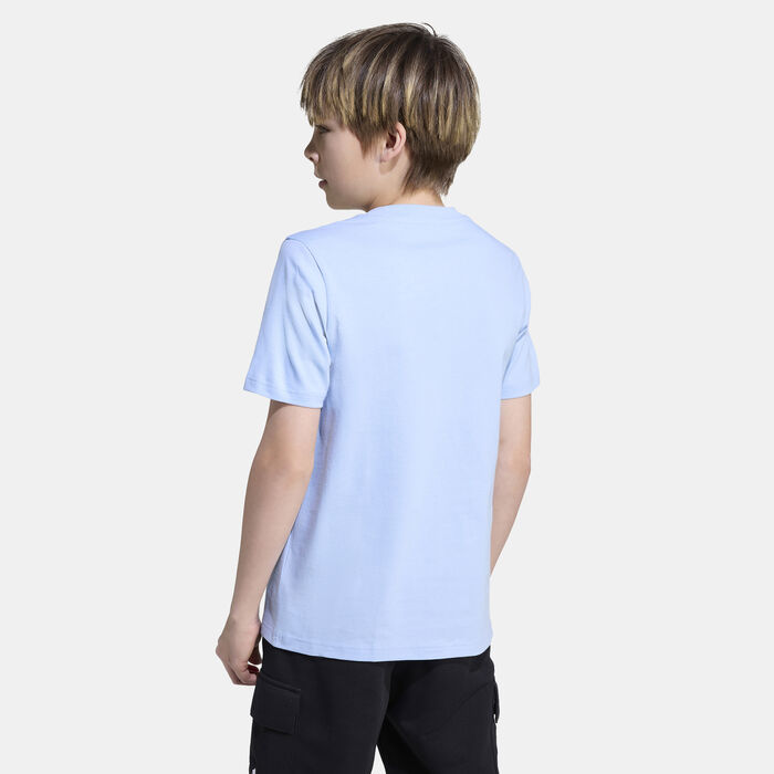 adidas Kids' Graffiti Graphic T-Shirt Blue adidas Kids' Graffiti Graphic T-Shirt Blue image number 1