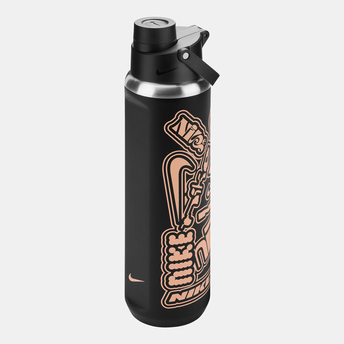 Nike Recharge Stainless Steel Chug Water Bottle Grey Nike Recharge Stainless Steel Chug Water Bottle Grey image number 1