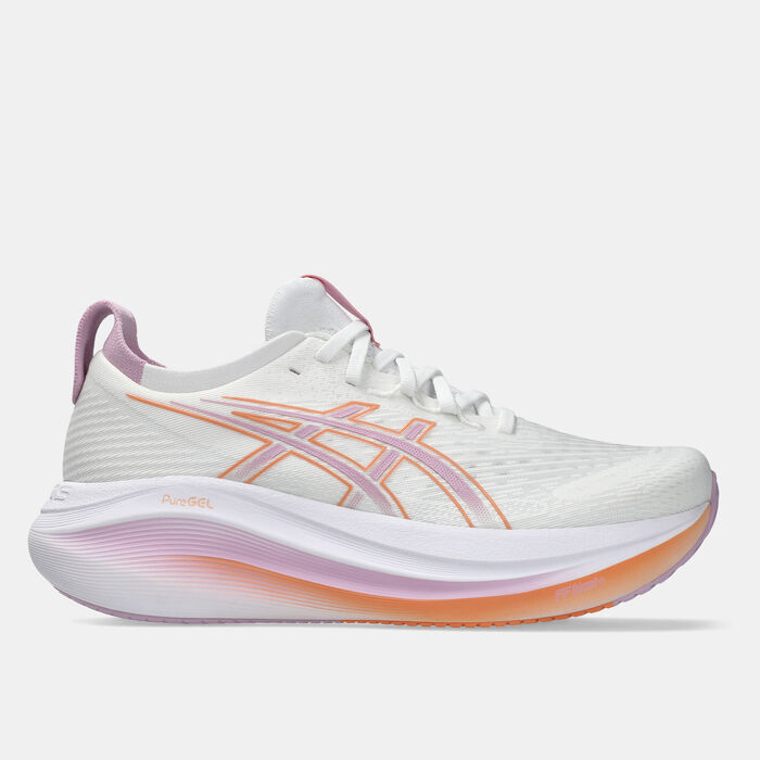 ASICS Women's GEL-NIMBUS 27 Running Shoes White ASICS Women's GEL-NIMBUS 27 Running Shoes White image number 0