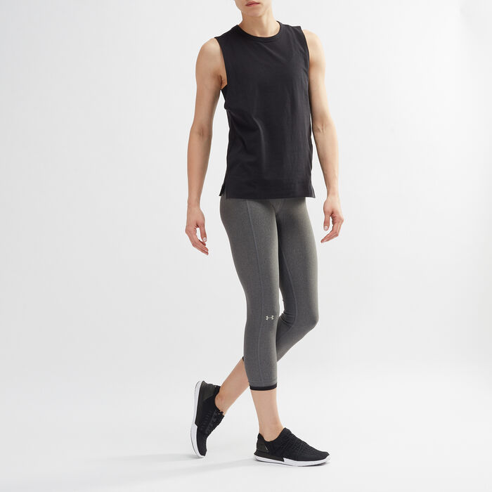 HeatGear Armour Ankle Crop Capri Leggings HeatGear Armour Ankle Crop Capri Leggings image number 2