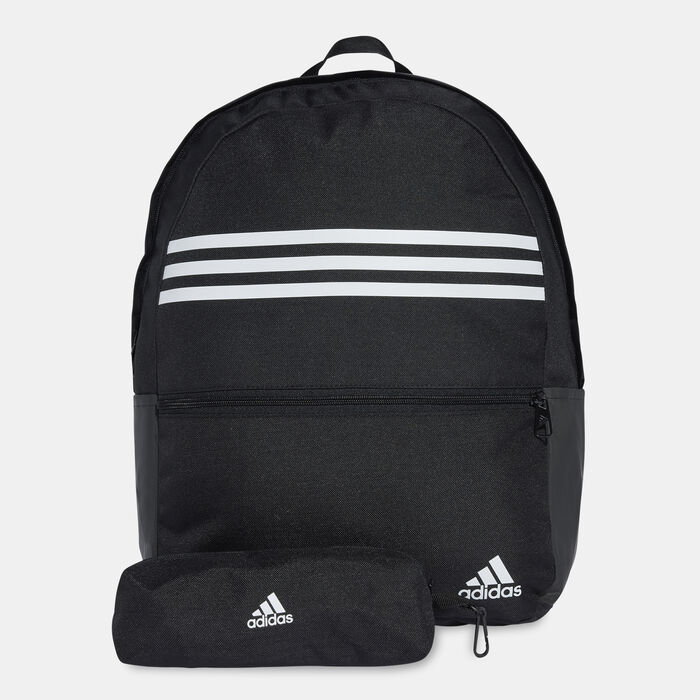 adidas Classic Horizontal 3-Stripes Backpack Black image number 0