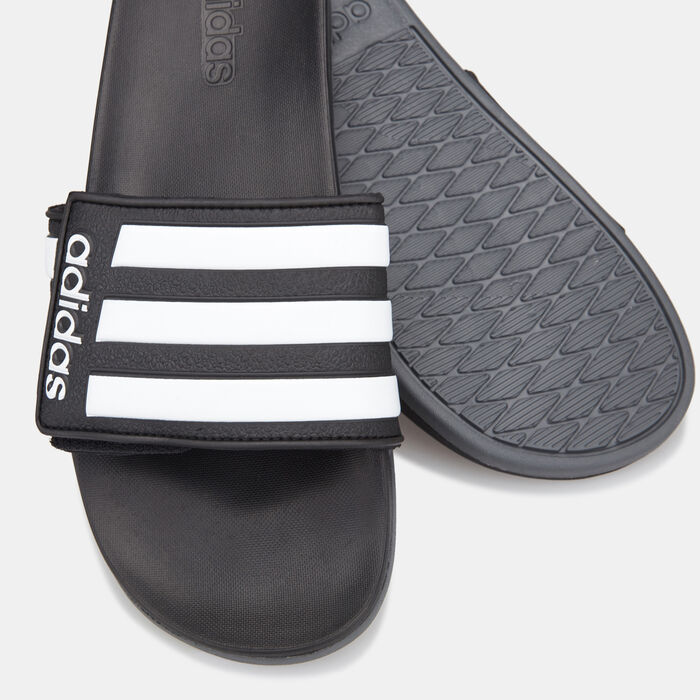 adidas Essentials Adilette Comfort Slides Black adidas Essentials Adilette Comfort Slides Black image number 2