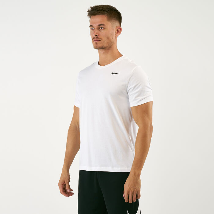 Nike Men's Dri-FIT Training T-Shirt White Nike Men's Dri-FIT Training T-Shirt White image number 0