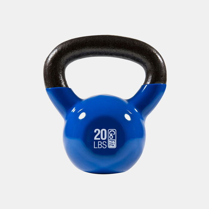 GoFit Kettlebell - 20lbs (Approx 9kg) Blue image number 0