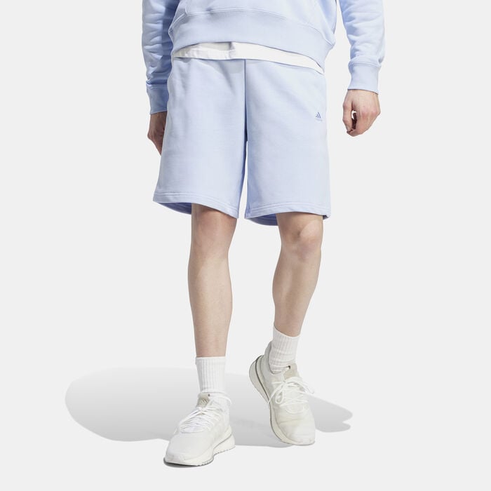 adidas Men's ALL SZN French Terry Shorts Blue adidas Men's ALL SZN French Terry Shorts Blue image number 0