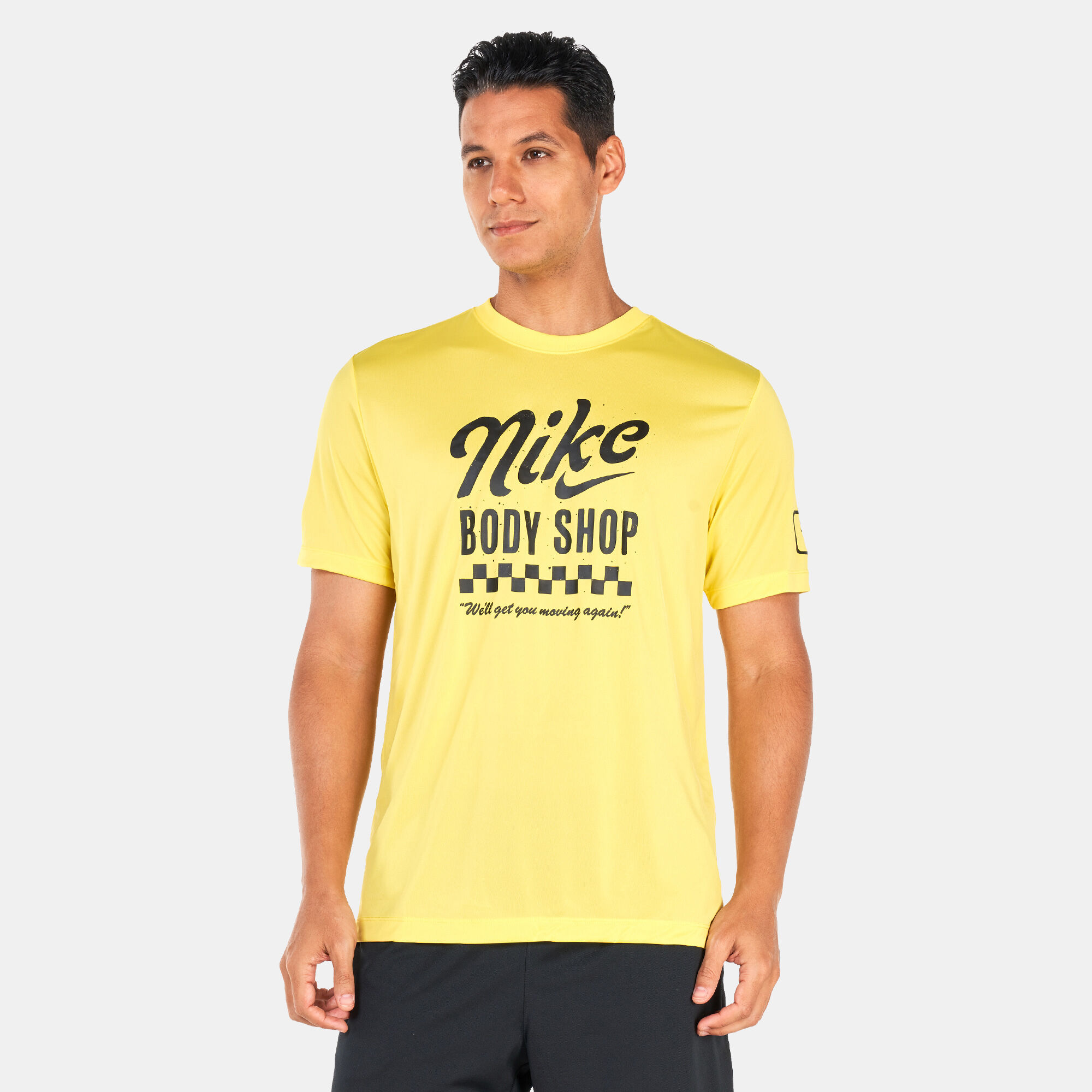 Men s Dri FIT Body Shop T Shirt yellow Nike in KSA SSS