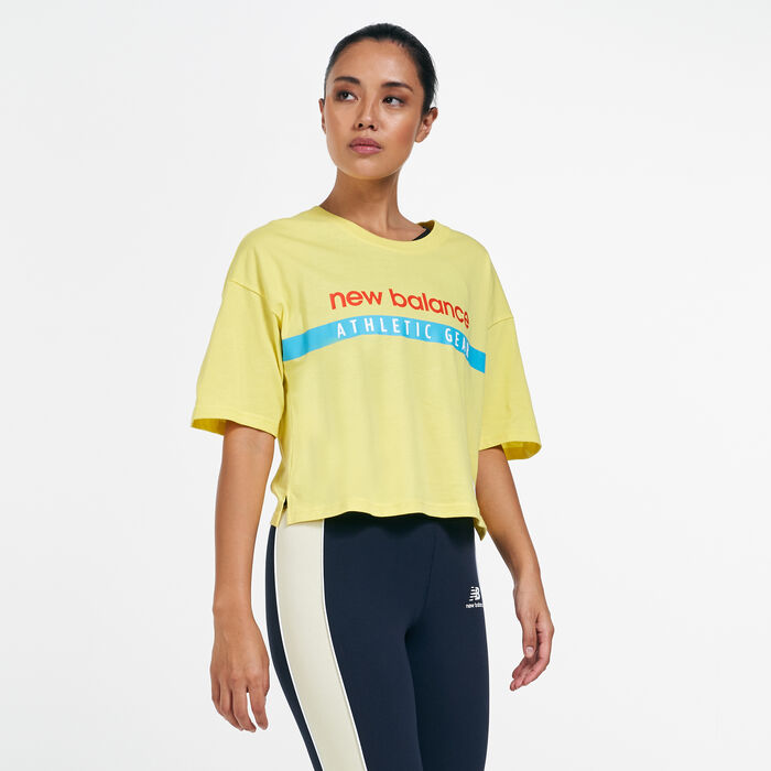 New Balance Women's Essentials Field Day Boxy T-Shirt New Balance Women's Essentials Field Day Boxy T-Shirt image number 0