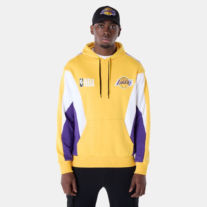 New Era Men's NBA Los Angeles Lakers Hoodie yellow New Era Men's NBA Los Angeles Lakers Hoodie yellow image number 0