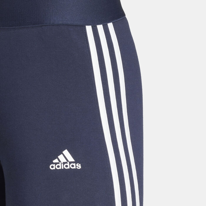 adidas Women's 3 Stripes Leggings Blue image number 3
