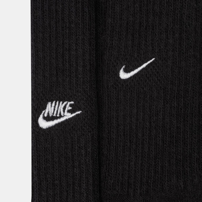 Nike Everyday Cushioned Crew Socks (2 Pairs) Black Nike Everyday Cushioned Crew Socks (2 Pairs) Black image number 3