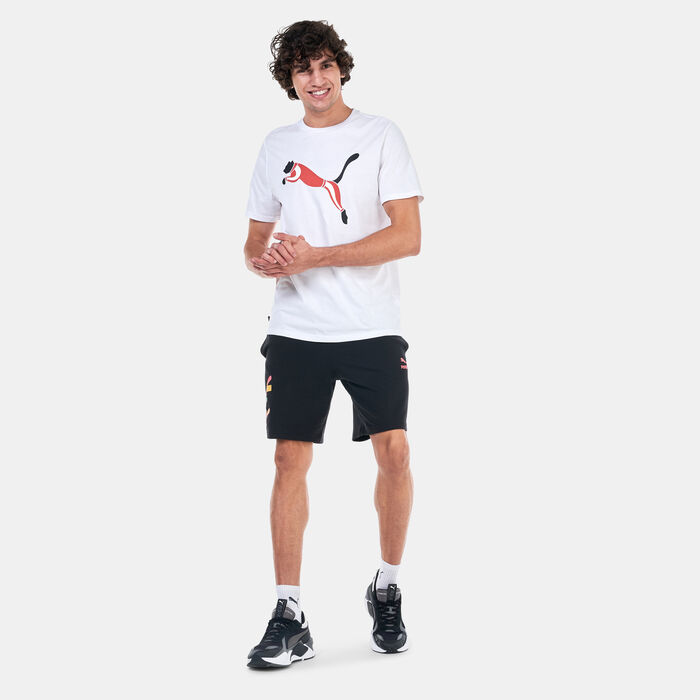 PUMA Men's Iconic Cat Graphic T-Shirt White PUMA Men's Iconic Cat Graphic T-Shirt White image number 2