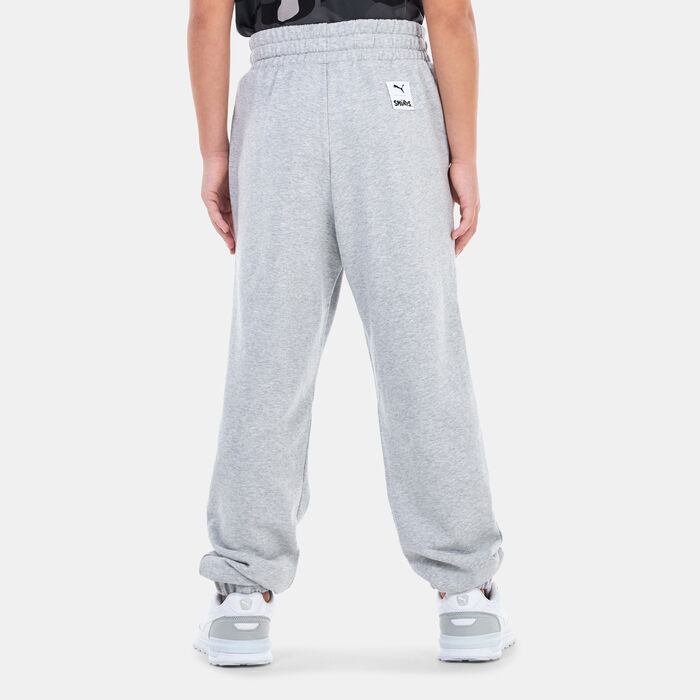 PUMA Kids' x The Smurfs Sweatpants Grey PUMA Kids' x The Smurfs Sweatpants Grey image number 1