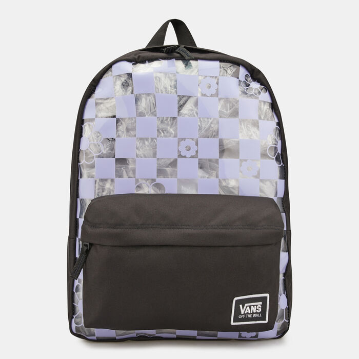 Vans Women's See Thru Realm Backpack Purple Vans Women's See Thru Realm Backpack Purple image number 0
