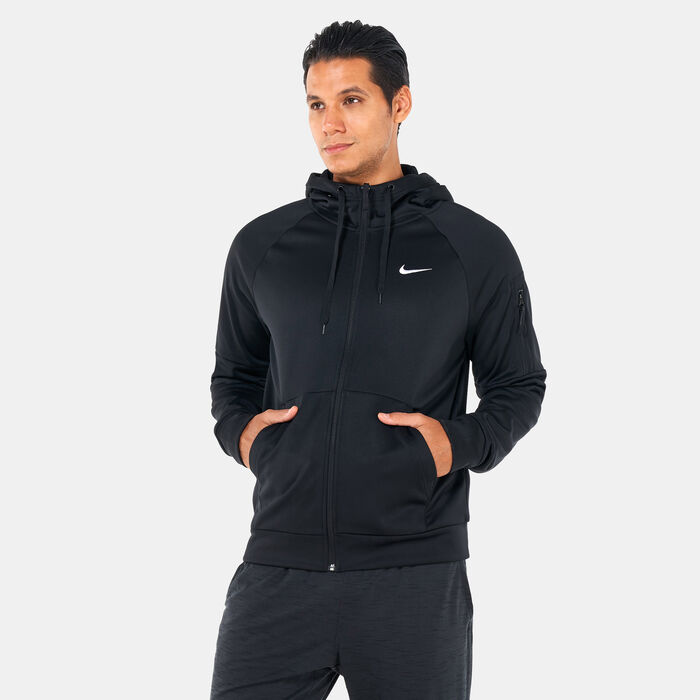 Nike Men's Therma-FIT Training Hoodie Black image number 0