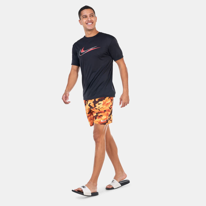 Nike Swim Men's Volley Swimming Shorts Orange Nike Swim Men's Volley Swimming Shorts Orange image number 2