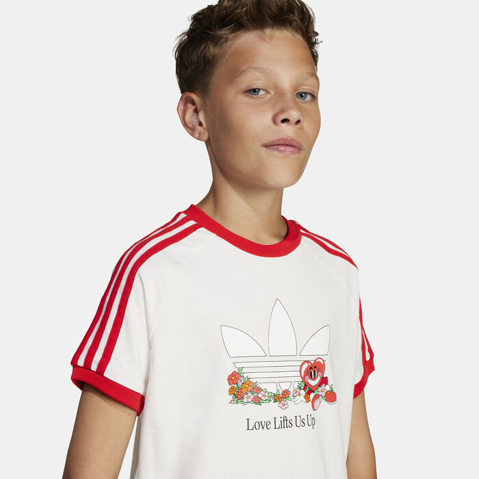 adidas Originals Kids' Trefoil T-Shirt White adidas Originals Kids' Trefoil T-Shirt White image number 3