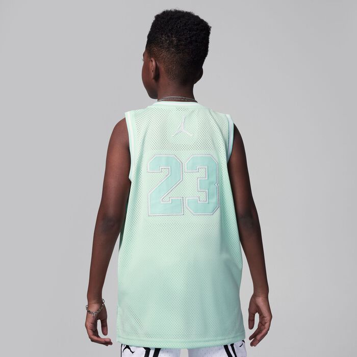 Jordan Kids' 23 Jersey Green image number 5