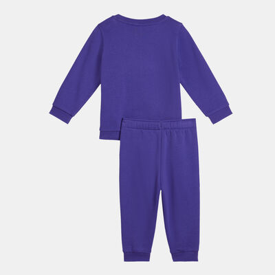 PUMA Kids' Essentials Minicats Sweatshirt and Sweatpants Set Blue