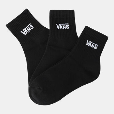 Vans Women's Classic Half Crew Socks (3 Pairs) Black