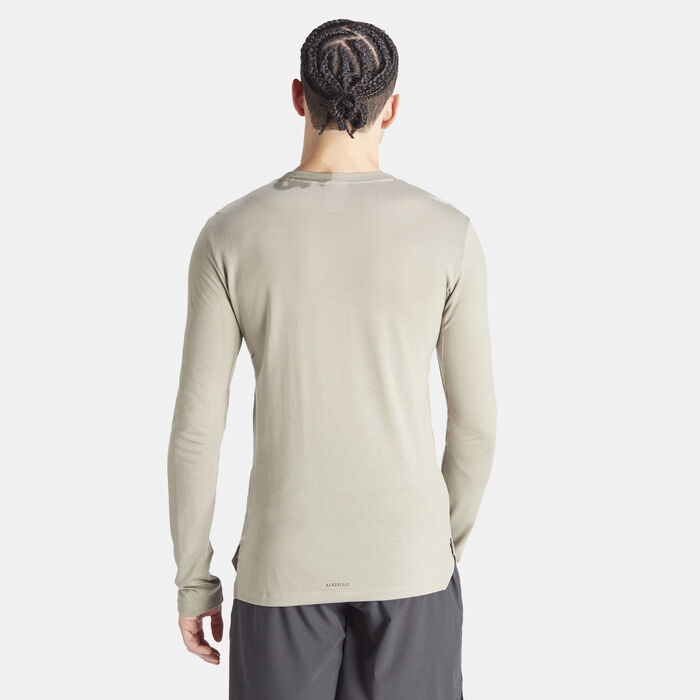 adidas Men's Workout Training T-Shirt Brown adidas Men's Workout Training T-Shirt Brown image number 1