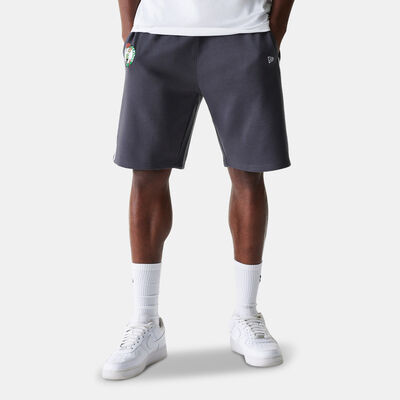 New Era Men's NBA Boston Celtics Piping Graphic Shorts Grey