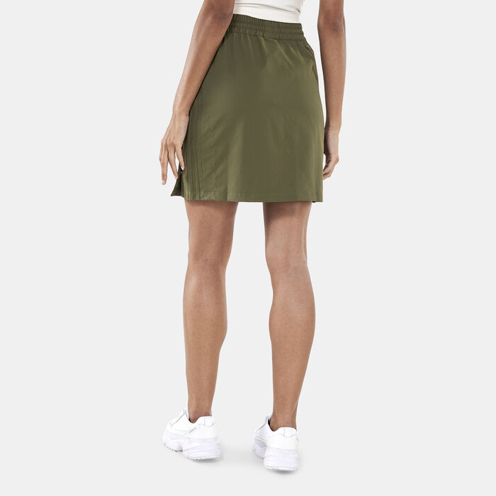 adidas Originals Women's Always Original Snap Button Skirt Green adidas Originals Women's Always Original Snap Button Skirt Green image number 1